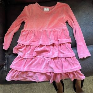 Hanna Andersson Velour dress 110